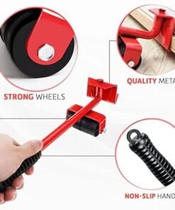 Furniture Lifters of 5 Roller Set – Heavy Duty Moving Tool Kit - Image 6