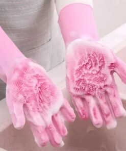 Alternative view of Multipurpose Silicone Gloves – Heat Resistant Cleaning & Kitchen Gloves