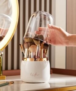 Alternative view of 360° Rotating Makeup Brush Organiser