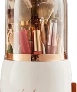 360° Rotating Makeup Brush Organiser - Image 4