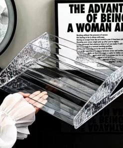 3 Tier Clear Acrylic Skincare/Perfume Organiser - Image 4
