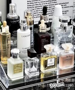 3 Tier Clear Acrylic Skincare/Perfume Organiser - Image 5
